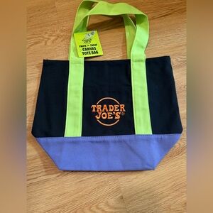 Black and Purple Trader Joe’s Tote Bag